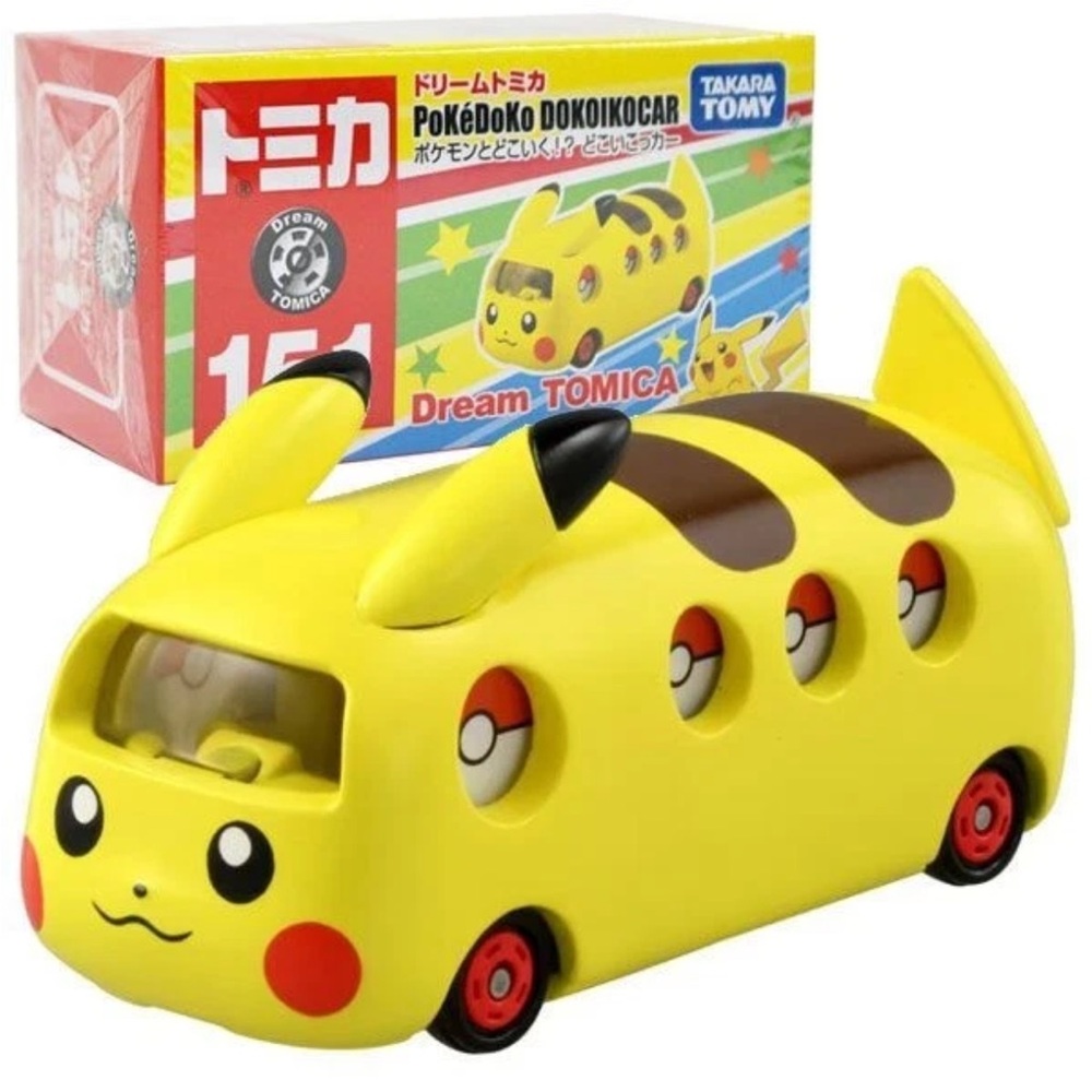 BNIB TAKARA TOMY Dream Tomica No.151 Pokémon PoKéDoKo DOKOIKOCAR PIKACHU